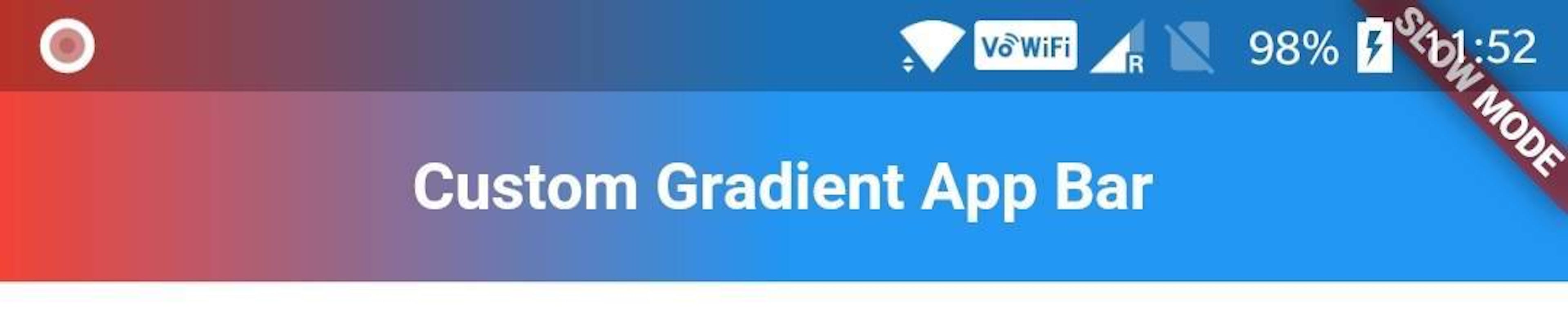 featured image - How To Create Simple Gradient App Bar With Flutter