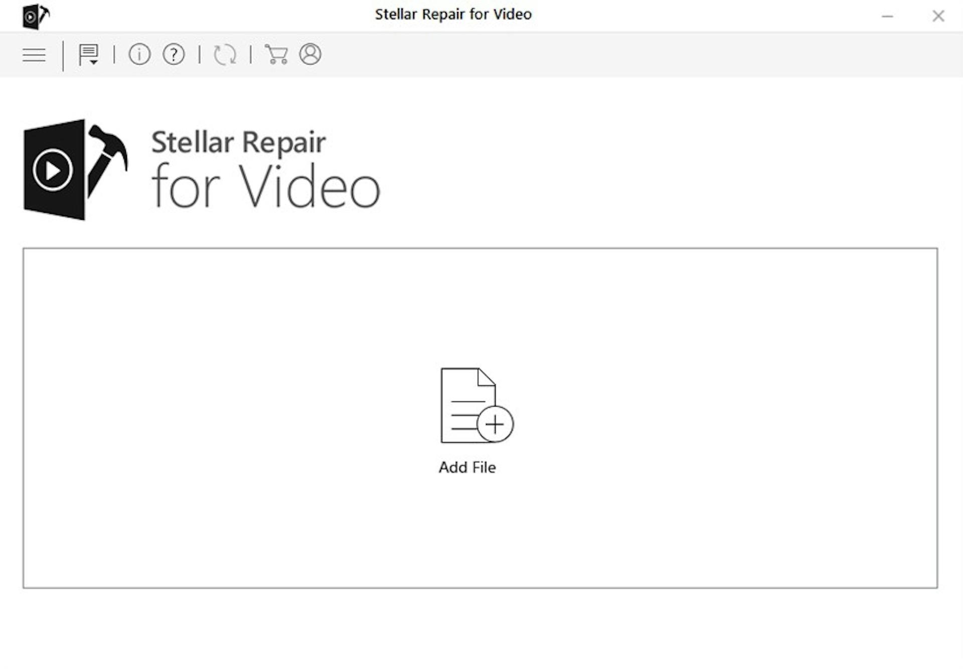 Click on the Add button to import files to be repaired