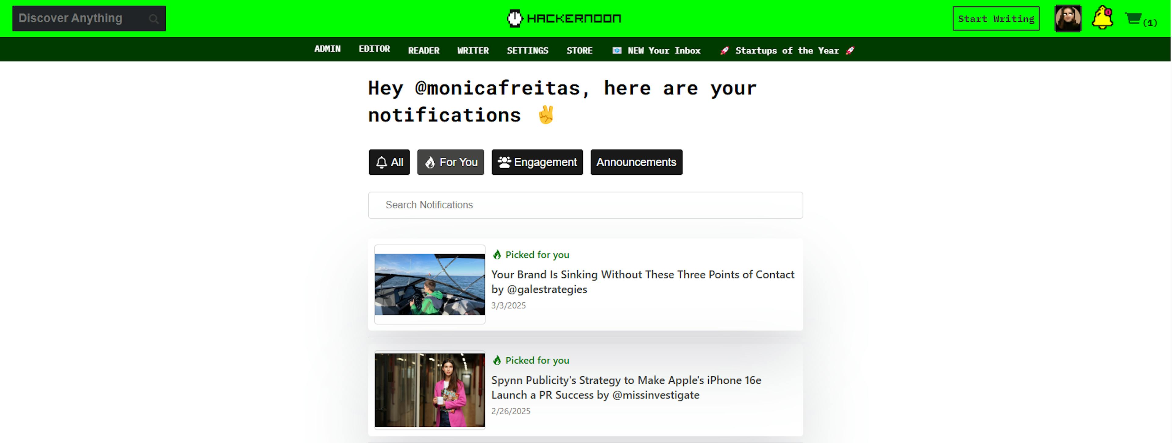 /find-your-next-tech-read-personalized-for-you-technology-blogs-on-hackernoon feature image